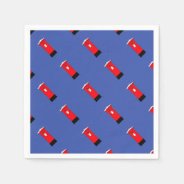 Guardanapo De Papel Caixa Postal Santas