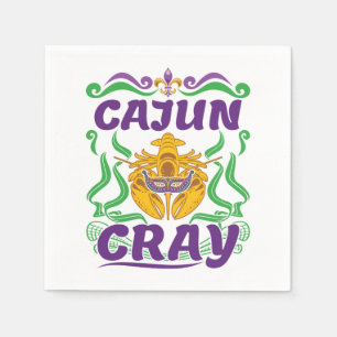 Guardanapo De Papel Cajun Cray Crawfish Boil Louisiana Nova Orleans
