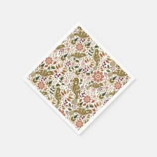 Guardanapo De Papel Calça de Arte Folclórica Faisão Decência do Partid