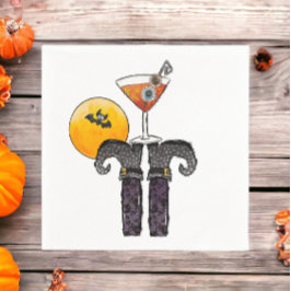 Guardanapo De Papel Calçados de bruxas do Halloween Bebem