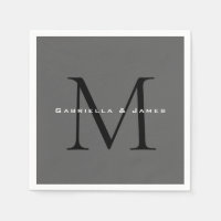 Caligrafia de Cinzas Negras Monogramas