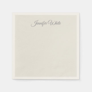 Guardanapo De Papel Caligrafia Elegante Cor Pastel Negrito Retro