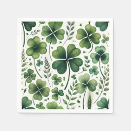 Guardanapo De Papel Calming Clovers
