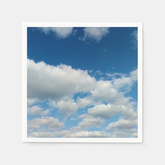 Guardanapo De Papel Camadas de nuvens (Frente)