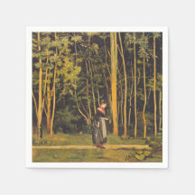 Caminhando na borda da floresta (por Ferdinand Hod