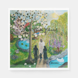 Guardanapo De Papel Caminhe com o Cristo Napkins