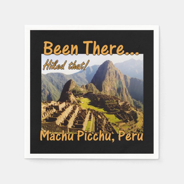 Guardanapo De Papel Caminho Inca - Machu Picchu (Frente)