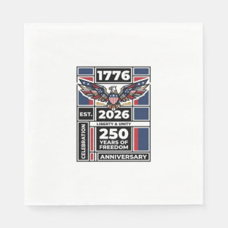 Guardanapo De Papel Camisa Águia Vintage 1776 2026 Tipografia Patrióti