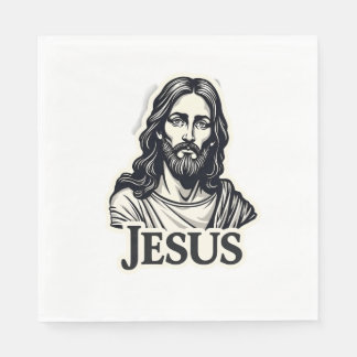 Guardanapo De Papel Camisa com gravação vintage do Santo Nome de Jesus