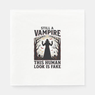 Guardanapo De Papel Camisa de Fantasia de Vampiro Divertida Disfarce H