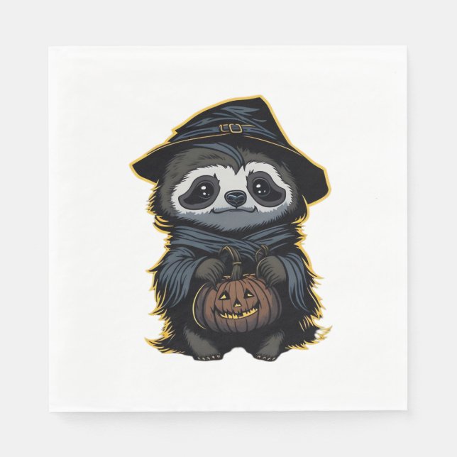 Guardanapo De Papel Camisa-T do Halloween (Frente)