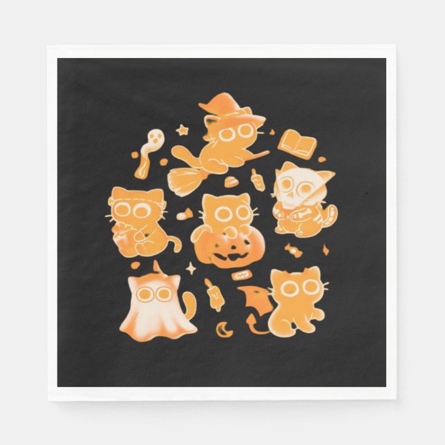 Guardanapo De Papel Camiseta Clássica de Kittens (Frente)