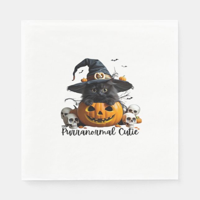 Guardanapo De Papel Camiseta Puranormal Clássica (Frente)