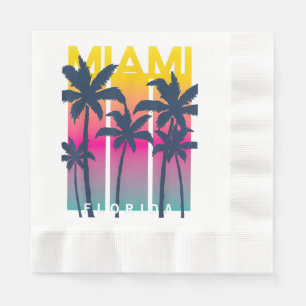 Guardanapo De Papel Camisetas Gráficas De Design legal De Miami Flórid