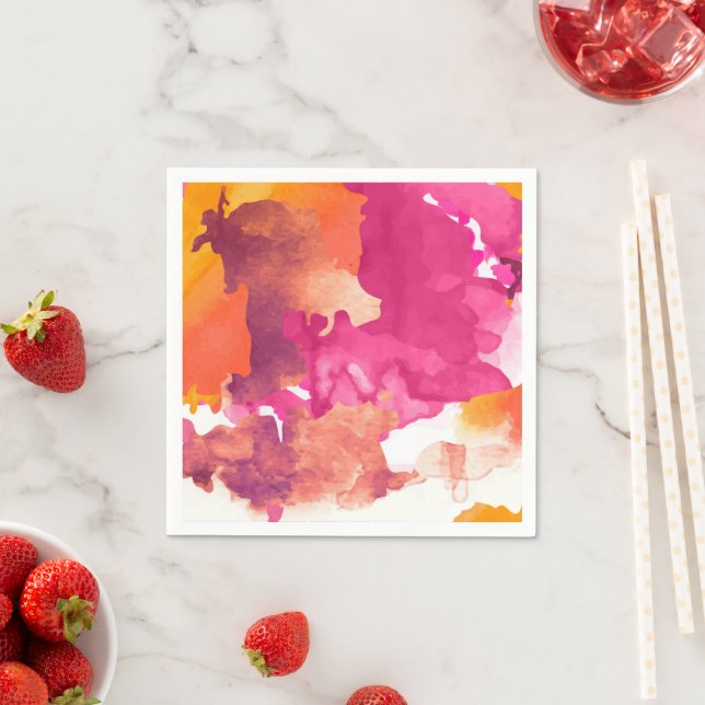 Guardanapo De Papel Camouflage - Rosa (Insitu)