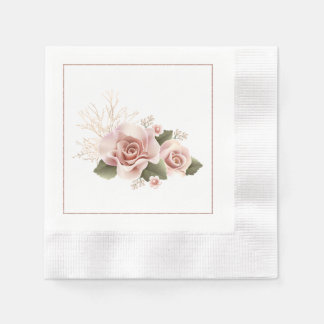 Guardanapo De Papel Campanha Floral Cocktail Napkins