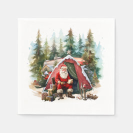 Guardanapo De Papel Camper Santa Claus Campanha de Natal