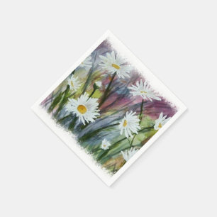 GUARDANAPO DE PAPEL CAMPO DAS FLORES DE DIA BRANCO NAPKINAS DE PAPEL