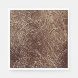 Guardanapo De Papel Campo de trigo (por Eugène Atget)