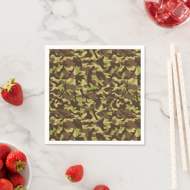 Guardanapo De Papel Camuflagem em Cascata  (Insitu)