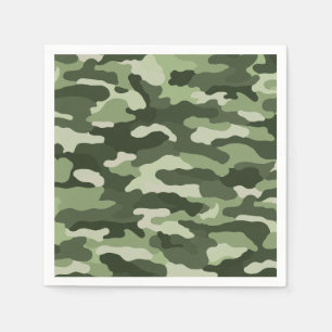 Guardanapo De Papel Camuflagem Verde