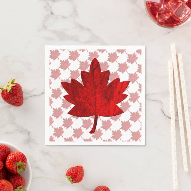 Guardanapo De Papel Canada-Maple Leaf por Shirley Taylor (Insitu)