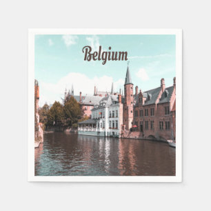 Guardanapo De Papel Canal Bélgica Bruxelas