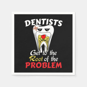 Guardanapo De Papel Canal de Raiz Dentista - Canhão de Cavidade Dente