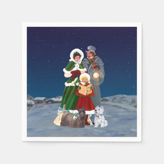 Guardanapo De Papel Canções de Natal (Frente)
