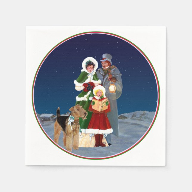 Guardanapo De Papel Canções de Natal (Frente)
