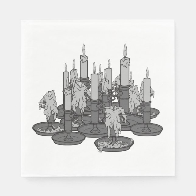 Guardanapo De Papel Candles (Frente)