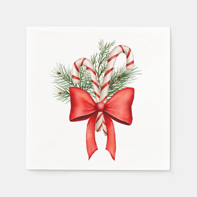 Guardanapo De Papel Candy Candy Candy Winter Cocktail Napkin (Frente)