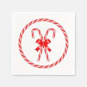 Guardanapo De Papel Candy Cane