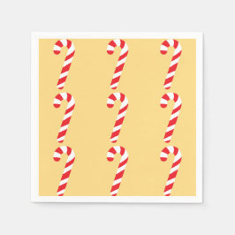 Guardanapo De Papel Candy Cane