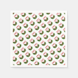 Guardanapo De Papel Candy Cane Hearts Festivo Foliday Amor de Natal