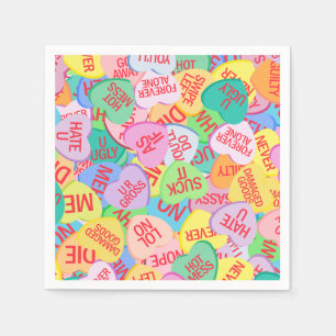 Guardanapo De Papel Candy Hearts V. 2.0