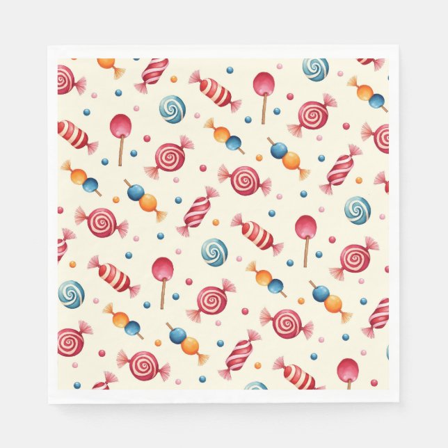 Guardanapo De Papel Candy Wonderland (Frente)