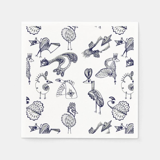 Guardanapo De Papel Caneca de café de aves de fada (Frente)