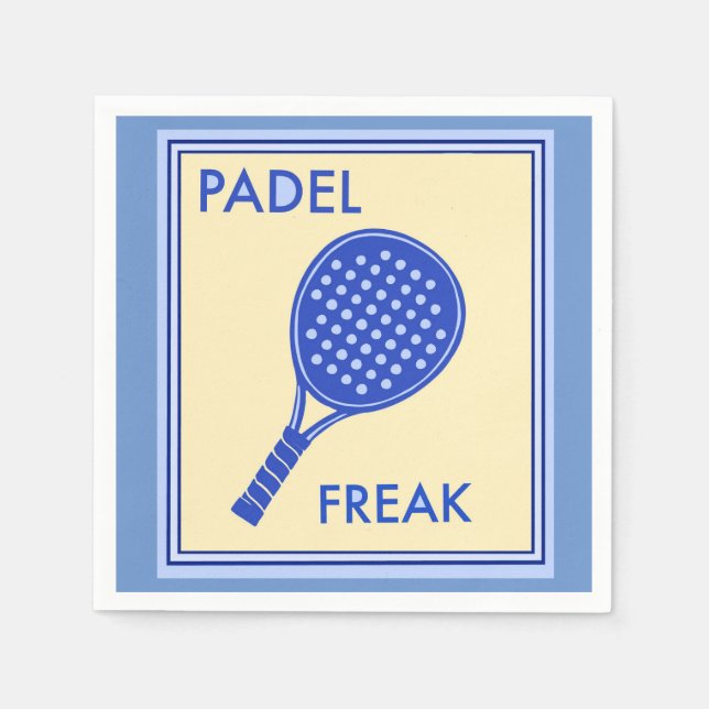 Guardanapo De Papel Caneca PADEL FREAK (Frente)