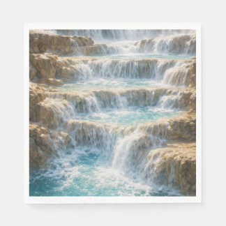 Guardanapo De Papel Cânion da Cachoeira Ensolarada