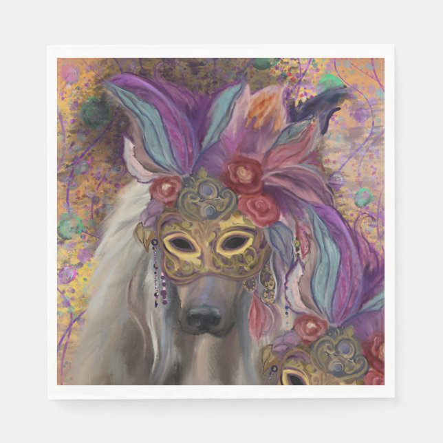 GUARDANAPO DE PAPEL CÃO AFEGÃO (Frente)