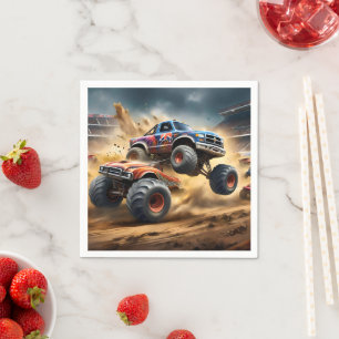 Guardanapo De Papel Caos nas Rodas: Monster Truck Smash Derby,