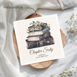 Guardanapo De Papel Capítulo 60 Vintage Book 60º Aniversário