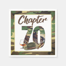 Guardanapo De Papel Capítulo 70 Camuflagem do exército - Aniversário d