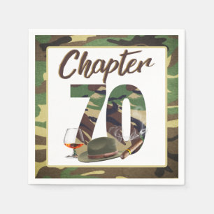 Guardanapo De Papel Capítulo 70 Camuflagem do exército - Aniversário d