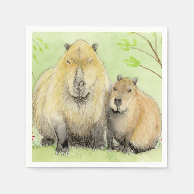 Guardanapo De Papel Capybara (Frente)