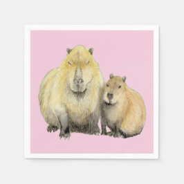 Guardanapo De Papel Capybara