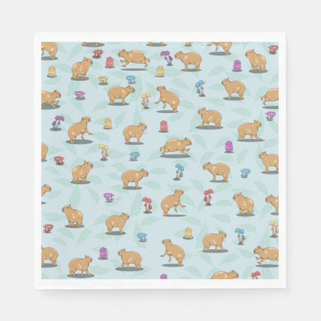 Guardanapo De Papel Capybara Pattern (Frente)
