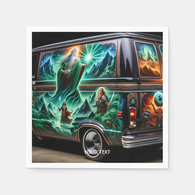 Guardanapo De Papel Car Fantasy Paint (Frente)