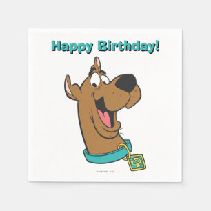 Guardanapo De Papel Cara feliz de Scooby-Doo